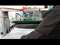 Высокоскоростная машина для прикрепления этикеток сумки HMI автоматическая печатая для стикера 1000W мешка video