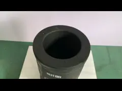 Carborundum Crucible Graphite Straight Barrel Vessel Metal Melting Anti-erosion