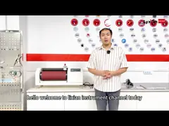 Дина Абразивный испытательный аппарат Стандарт DIN-53516 Для обуви, одежды, багажа резины video