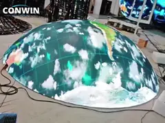 LED шарик и творческий круговой куб цилиндр изогнутый Rgb гибкий LED экран Внутренний P2 P3 P4 Круглый сферический светодиодный дисплей video