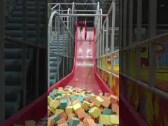 Indoor Playground Slide for Kids 3-10 Years Plastic Safety Design