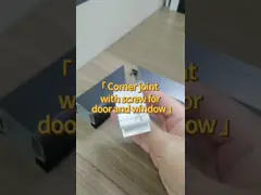 45 Degree connecting Aluminum Hardware Window And Door Frame Corner Joint Corner Connector