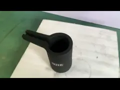 Heat Resistance Crucible With Pouring Nozzle Metal Saving Silicon Carbide Graphite