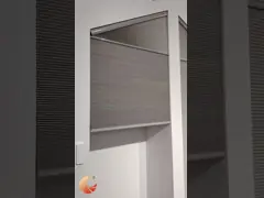 WELLSOURCE Дневные и ночные клетчатые оттенки, отключение сверху вниз вниз вниз вверх шелковые жалюзи для окон, беспроводные оттенки video