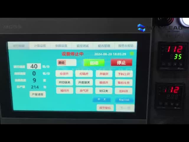 WG-250 Предварительно сделанная вертикальная пакетка упаковочная машина Пластиковая пищевая упаковочная машина видео