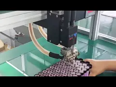 Semi автоматический тип польза педали сварщика 18650 пятна таблицы клетки батареи video