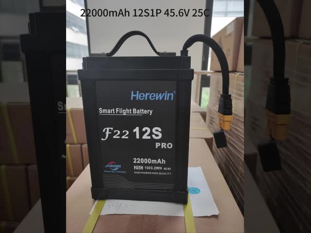12s 22000mah Smart Agriculture Drone Li Ion Battery Pack High Capacity Lithium Battery For UAV