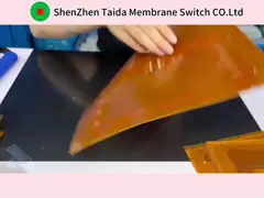 280G Силовая обратная связь FPC Мембранный переключатель клавиатура 10 мм гравировка для устройства контроллера video