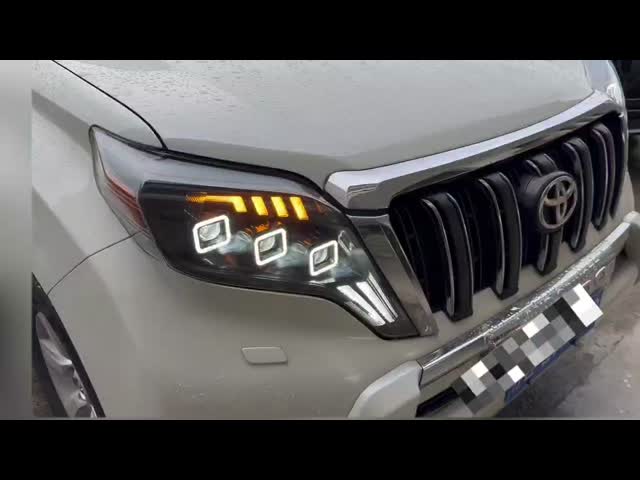 Toyota Prado Fj150 Lc150 2014 peças de automóveis Lâmpada de cabeça de Led modificada