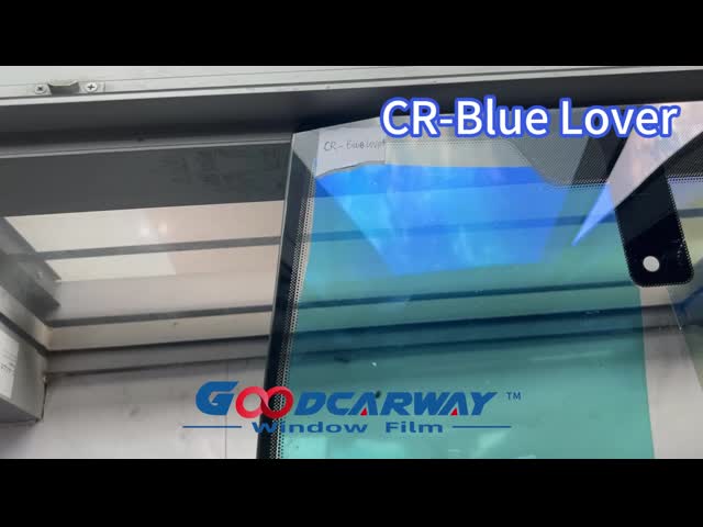 Aurora Car Window Film Visão clara 2PLY 60% CR Filme de camaleão de cor azul amante