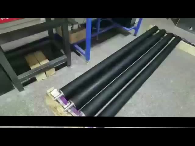 High Flexibility Cylindrical Lamination Machine Rubber Roller Antistatic
