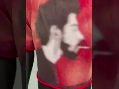 220 грамм Ткань Вес Мужская сырая рубашка Коробка мужская сверхразмерная обрезка футболка video