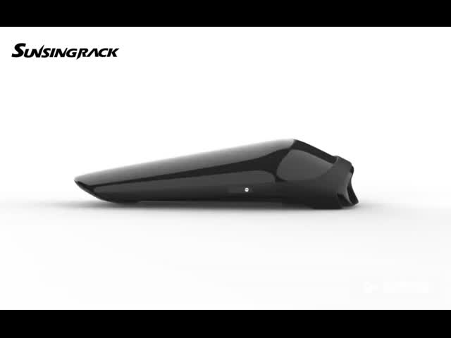 Sunsing New Design Universal ABS Car Roof Boxes Car Top Box Accessories with Roof Mount Car Rack and Rail