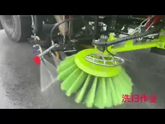 Дизельное коммерческое моющее авто для улучшения воздуха в городах video