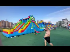 Альянс Надувный вышибальщик Игровая площадка Отскачивающий дом Водный горка Дети Отскачивающие замки Водный надувный отскачивающий дом Fo video