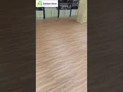 Простой цвет Eco дружелюбный Spc справляясь настил 1.5mm-5.0mm огнеупорный Spc video