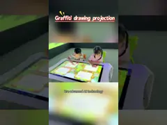 Профессиональная 3D Ar Интерактивная проекция Стенная живопись Граффити Аквариум Лес video