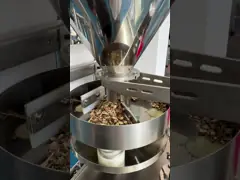 Машина для упаковки чайных пакетов Маринада Чайные травы Цветочные специи Найлоновая ткань Треугольник Чайные пакеты Четыре угла video