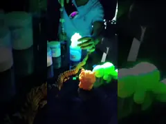 Высокопрочная 3D-печать 1.75 мм Светящийся PLA Синий Зеленый PLA Филамент FDM Формирующая технология video