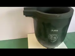Metal Saving Crucible With Pouring Nozzle Metal Melting Silicon Carbide Graphite Crucible