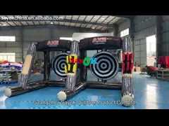 0.55mm PVC Inflatable Sports Games Carnival Inflatable Axe Throw Dart Double Lane
