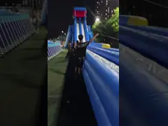 15FT надувный отскакочный дом с водным слайдом Зеленый кран Тяжелый надувный водный слайд с вентилятором video