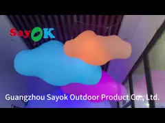 Giant Events Inflatable Cloud Shape Balloon For Advertising 2m 2.5m 3m