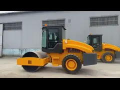 Полный гидравлический ролик 6 тонн Стальной ролик Стандартная дорога Ширина 1600 мм video