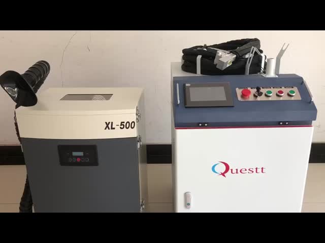 Машина лазера УПРАВЛЕНИЯ ПО САНИТАРНОМУ НАДЗОРУ ЗА КАЧЕСТВОМ ПИЩЕВЫХ ПРОДУКТОВ И МЕДИКАМЕНТОВ очищая с роботом, автоматическим оборудованием удаления ржавчины лазера для металла видео