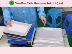 Texture Surface Digital Printing Custom Graphic Overlay Double Sided With Die Cutting Window