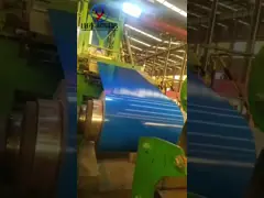 ISO SGS гальванизировал край мельницы катушки стального листа красит покрытую катушку листа video