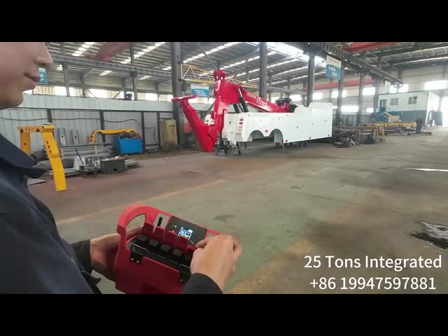 30 toneladas a 50 toneladas Carroça de desmantelamento de carga pesada Carroça integrada de reboque