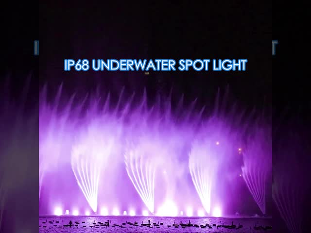 IP68 LED Underwater Spot Light 20W 40W 60W 80W DMX512 Pond Spot Lights