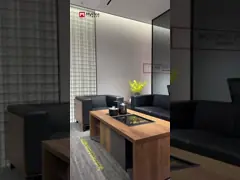 Ореховый цвет Современный менеджер Офисный стол Коммерческая мебель Поддержка настройки video