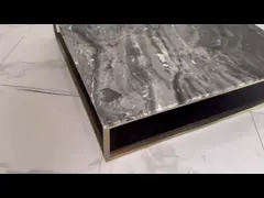 Customizable Colour Stainless Steel Coffee Table for Home Decor