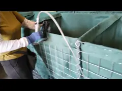 MIL 1 1.37m Defensive Barrier Collapsible Wire Mesh Container 4.0 mm