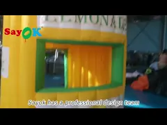 Inflatable Work Tent Outdoor Tent Inflatable Lemonade Stand Advertising With Blower