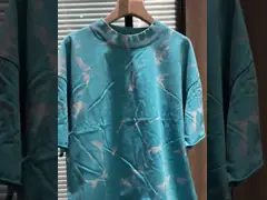 Уличная одежда Графический дизайн 300Gsm Мужчина Большой обрезка коробчатая футболка video