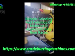 Промышленная магнитная полировальная машина из нержавеющей стали удаляет поверхность / края video