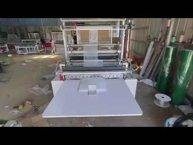 底密封,熱密封,冷切りプラスチック スーパーマーケット ショッピングバッグを作る機械,フラットバッグを作る機械