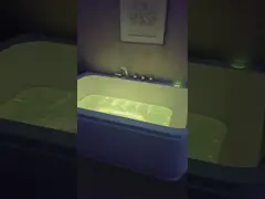 E-8012 Двойная прямоугольная ванна с сенсорным панельным контроллером для двух человек video