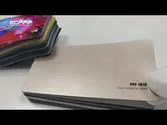 60inchx53ft TPU Lubrizol Champagne Gold Colour 8mil Colour Change Paint Protection Film video