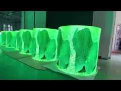 Силиндровый светодиодный экран Панель внутренний светодиодный гибкий мягкий модуль светодиодный видеобольный экран video