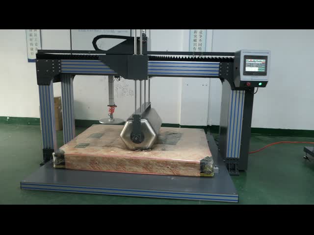 EN1957 Máquina de ensayo de colchón integrado con servomotor de pantalla táctil PLC+ El video