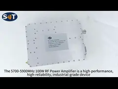 5700-5900 МГц 100 Вт Усилитель RF высокопроизводительный широкополосный широкополосный низкий уровень шума для беспроводной связи video