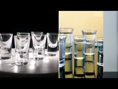 Высококачественный роскошный прозрачный мини-осколочный стеклянный прозрачный пустырь осколочный стеклянный 30 мл 70 мл осколочный стеклянный video