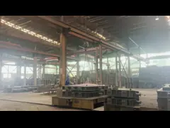 Высокоточные железнодорожные запасные части EN GJS-400-18-LT Низкотемпературные железнодорожные литые части из мягкого железа video