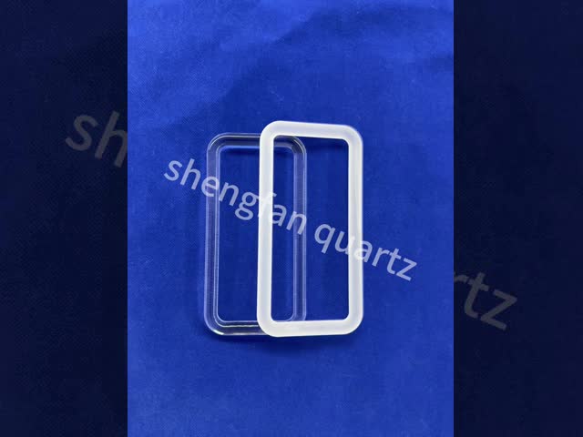 Прозрачное кварцевое кольцо, устойчивое к высокой температуре видео