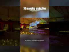 Иммерсивная проекция 3d Картирование цифровое искусство Голографическое видео Анимация Художественные произведения video