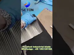 Сеттон Круглый нож Круглое режущее лезвие для печати упаковки Промышленное режущее лезвие video